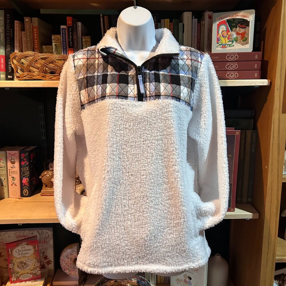 Vera Bradley Quarter Zip Pullover, Size Medium